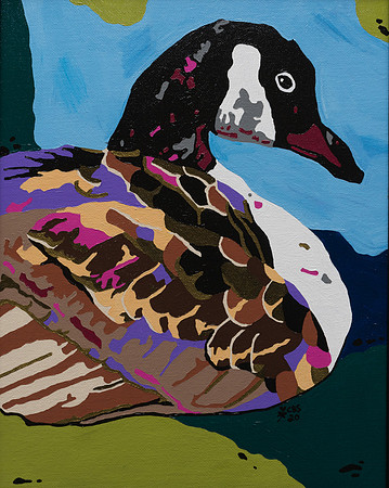 Goose Sitting (9x12)